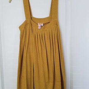 Plenty by Tracy Reese Mustard Yellow Stripe Tank